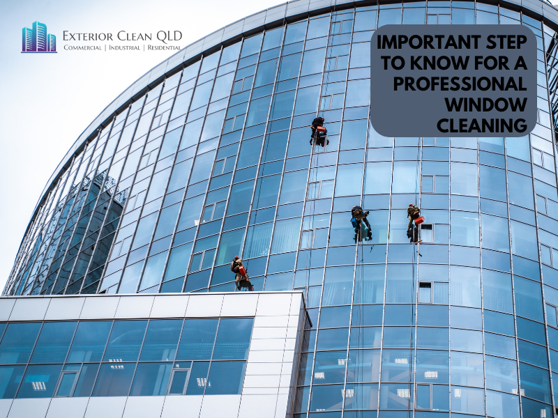 Important Step To Know For A Professional Window Cleaning