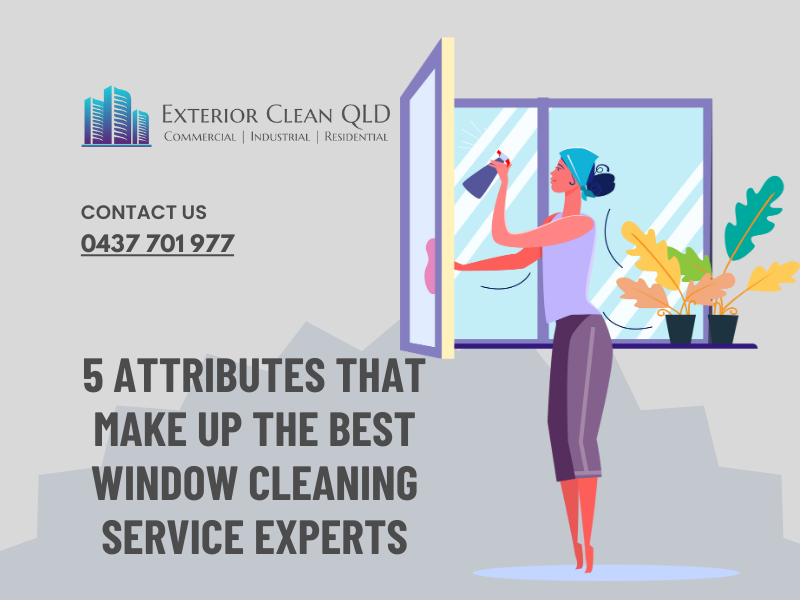 5 Attributes That Make Up The Best Window Cleaning Service Experts